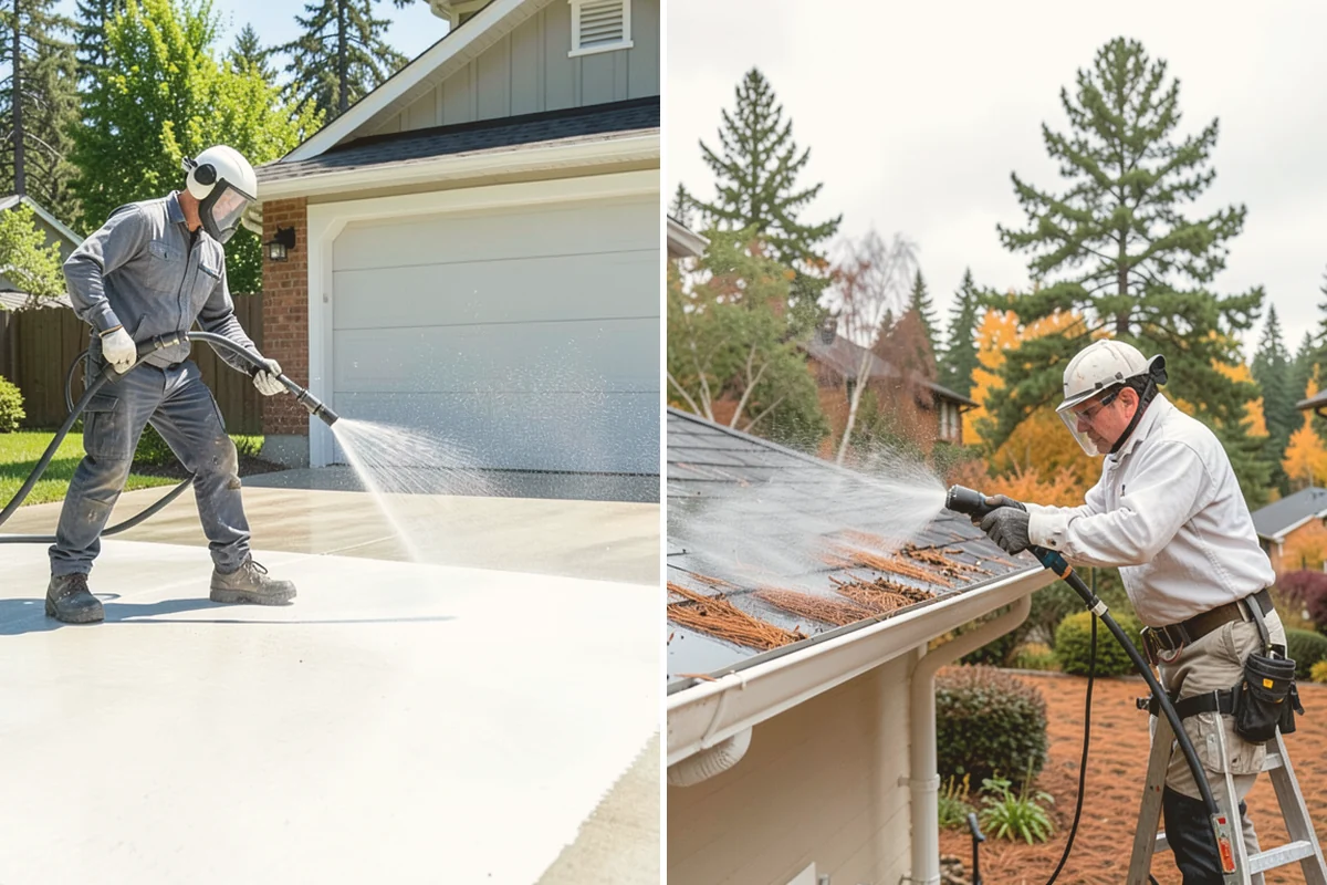 Sandstone Cleaning in Bellevue, King County, WA - Test a discreet area for surface stability