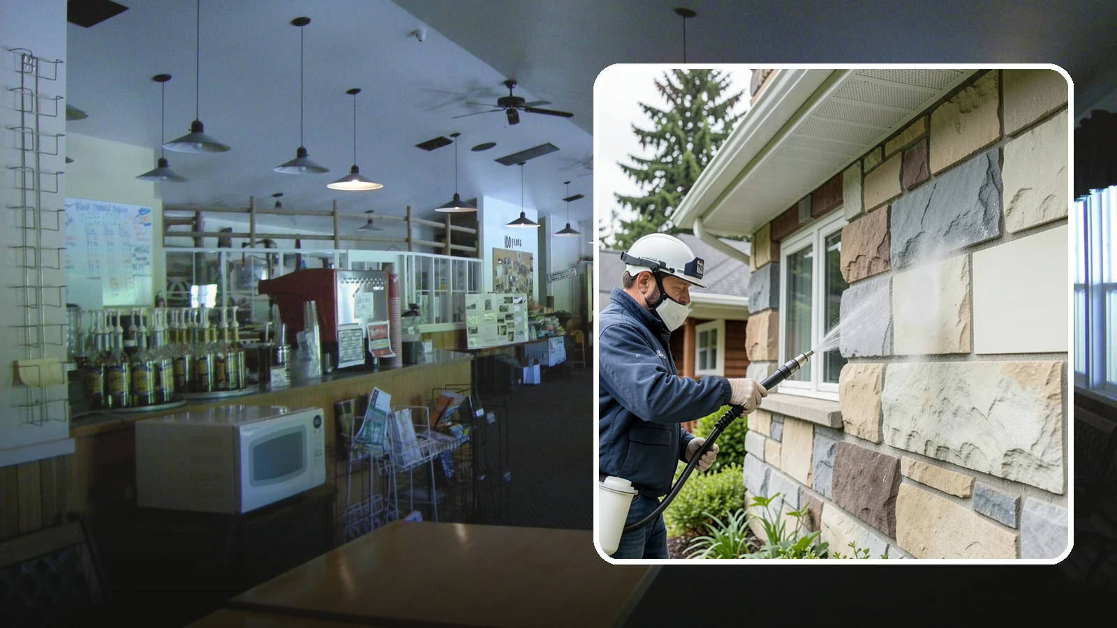 Sandstone Cleaning in Black Diamond, King County, WA - Clean porous, friable sandstone with low-impact methods that keep the grainy surface from crumbling.