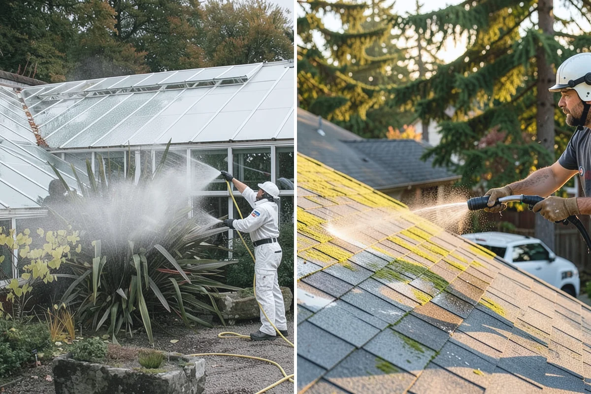Sandstone Cleaning in Bonney Lake, Pierce County, WA - Test a discreet area for surface stability