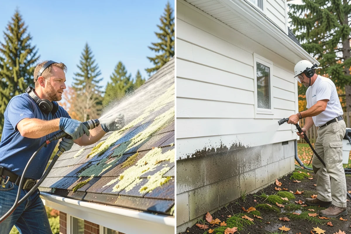 Sandstone Cleaning in Bothell, King County, WA - Test a discreet area for surface stability