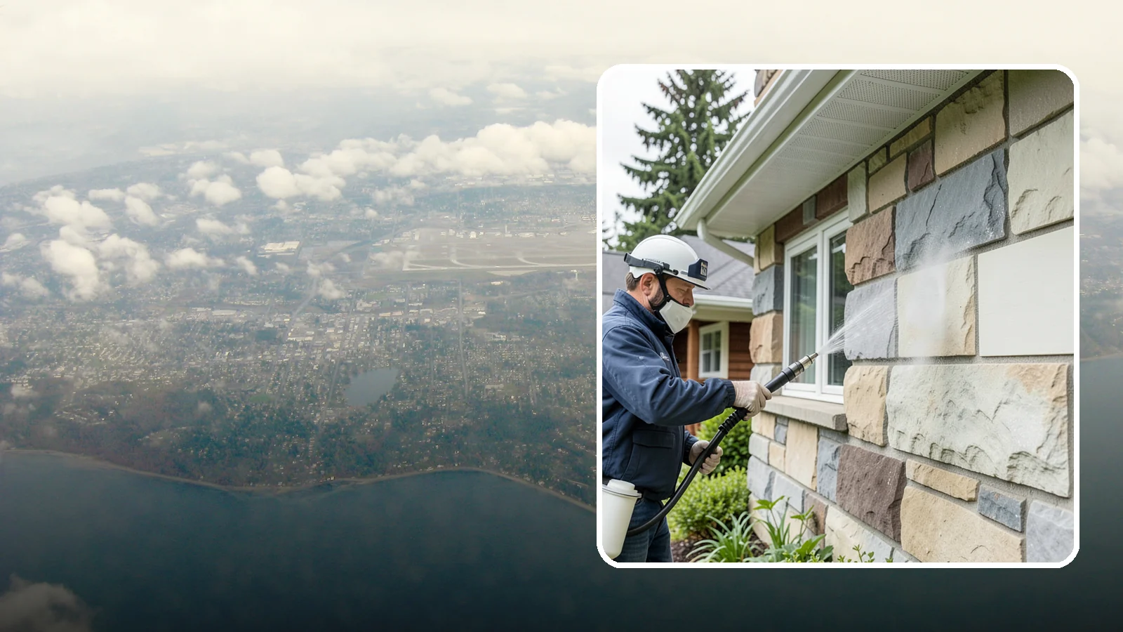 Sandstone Cleaning in Burien, King County, WA - Clean porous, friable sandstone with low-impact methods that keep the grainy surface from crumbling.