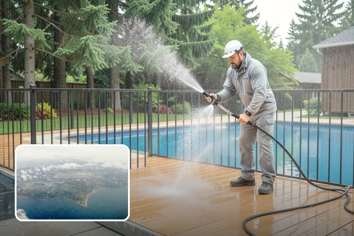Sandstone Cleaning in Burien, King County, WA - Prevents surface grain loss on soft sandstone