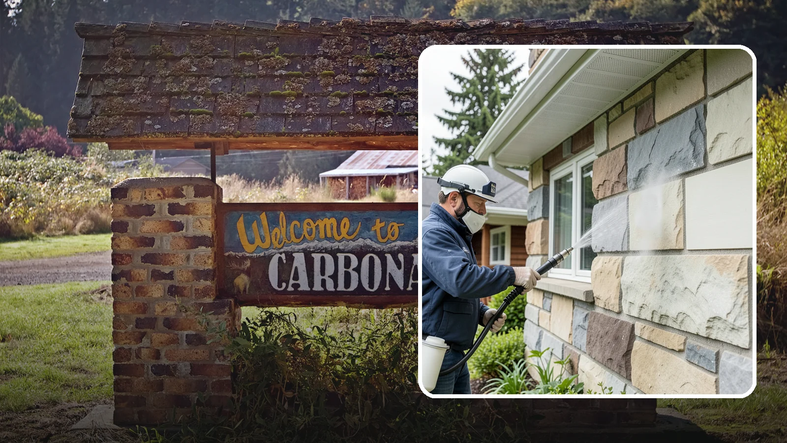Sandstone Cleaning in Carbonado, Pierce County, WA - Clean porous, friable sandstone with low-impact methods that keep the grainy surface from crumbling.