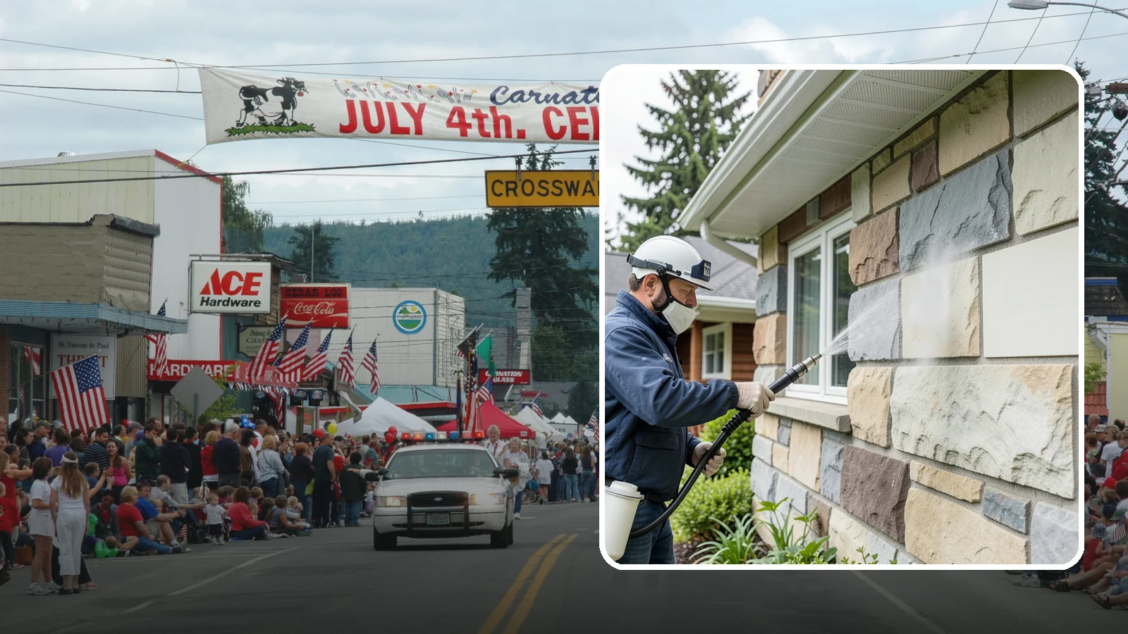 Sandstone Cleaning in Carnation, King County, WA - Clean porous, friable sandstone with low-impact methods that keep the grainy surface from crumbling.