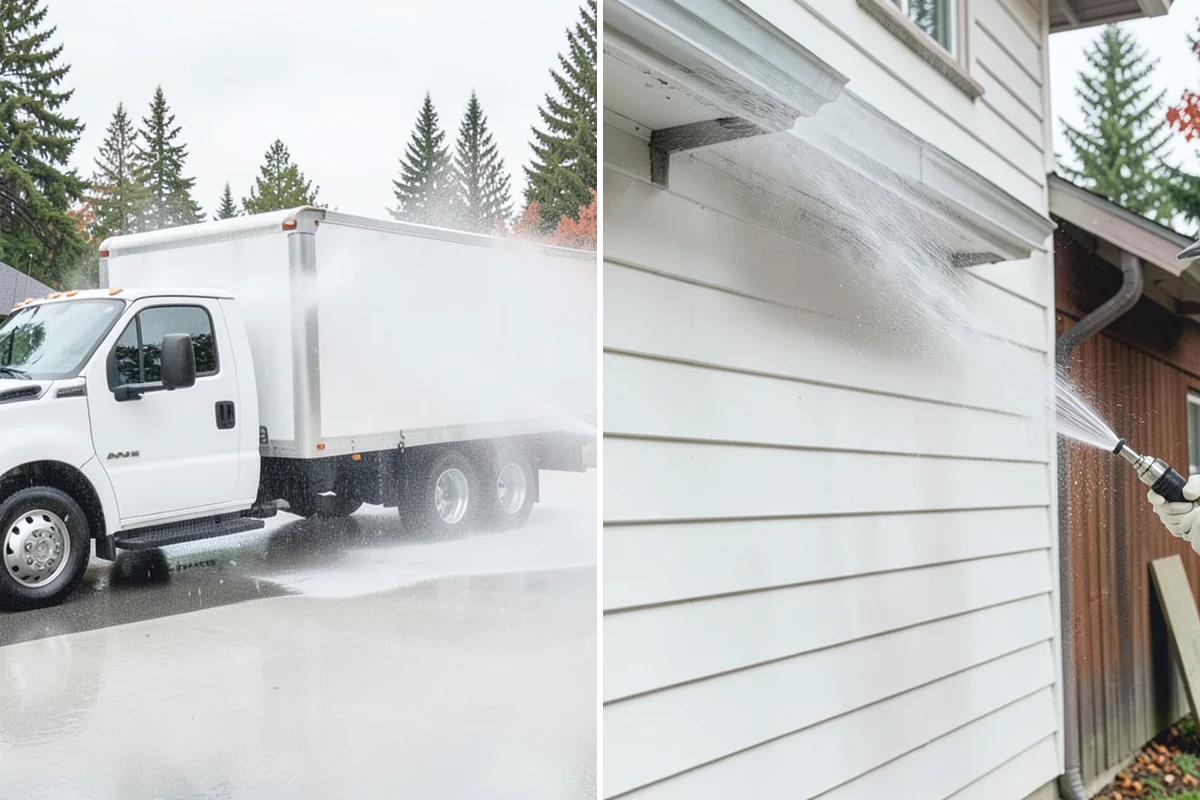 Sandstone Cleaning in Coupeville, Island County, WA - Test a discreet area for surface stability