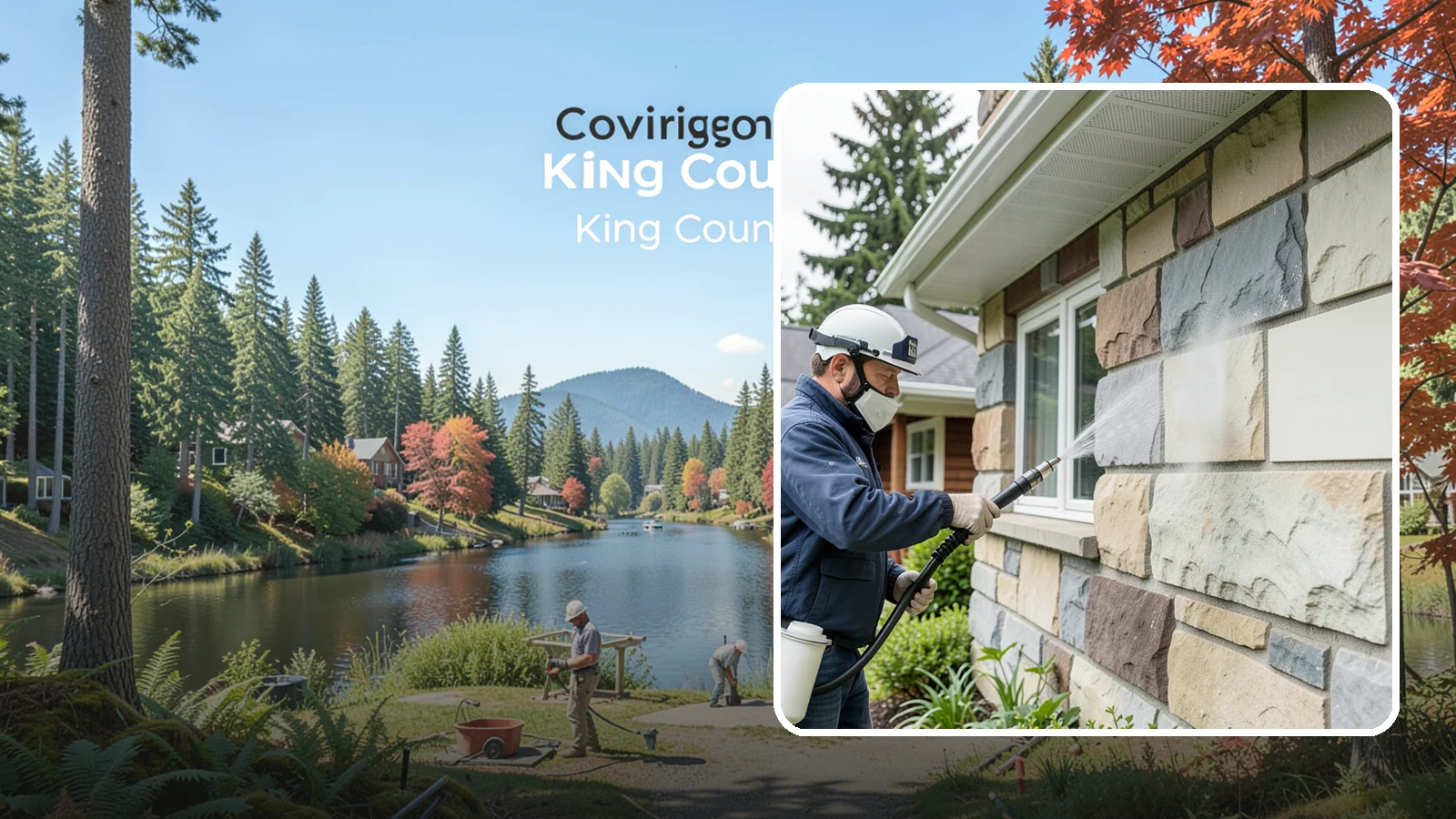 Sandstone Cleaning in Covington, King County, WA - Clean porous, friable sandstone with low-impact methods that keep the grainy surface from crumbling.