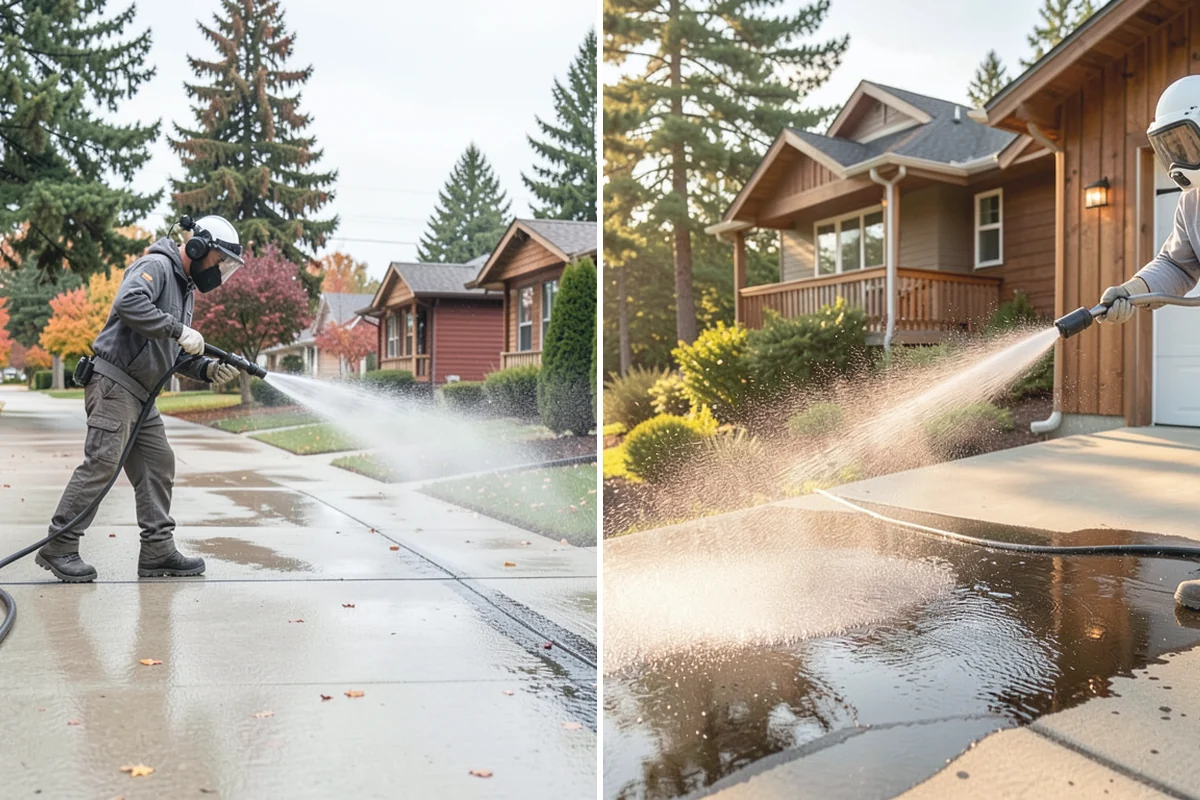 Sandstone Cleaning in Des Moines, King County, WA - Test a discreet area for surface stability