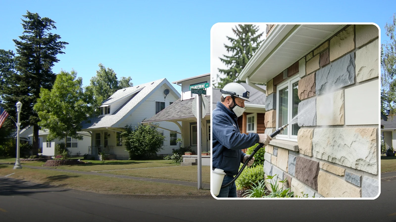 Sandstone Cleaning in DuPont, Pierce County, WA - Clean porous, friable sandstone with low-impact methods that keep the grainy surface from crumbling.