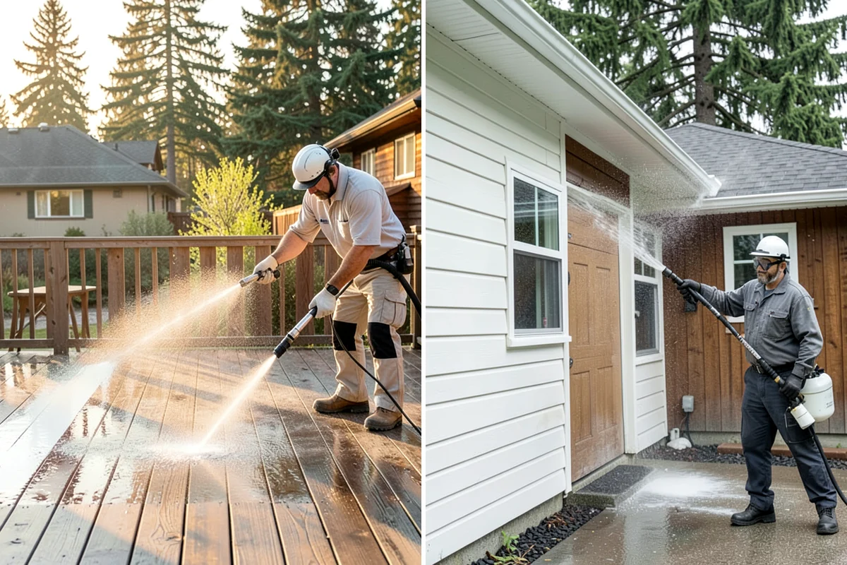Sandstone Cleaning in DuPont, Pierce County, WA - Test a discreet area for surface stability