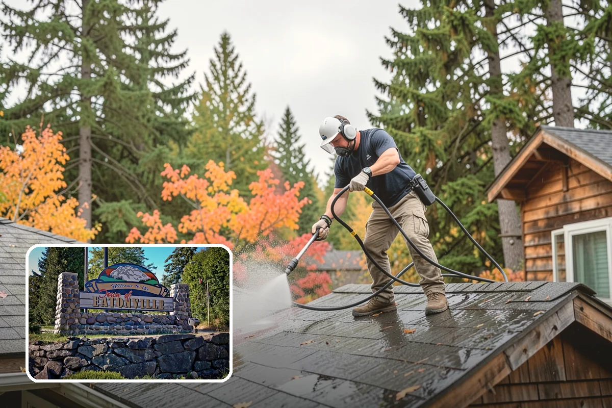 Sandstone Cleaning in Eatonville, Pierce County, WA - Prevents surface grain loss on soft sandstone