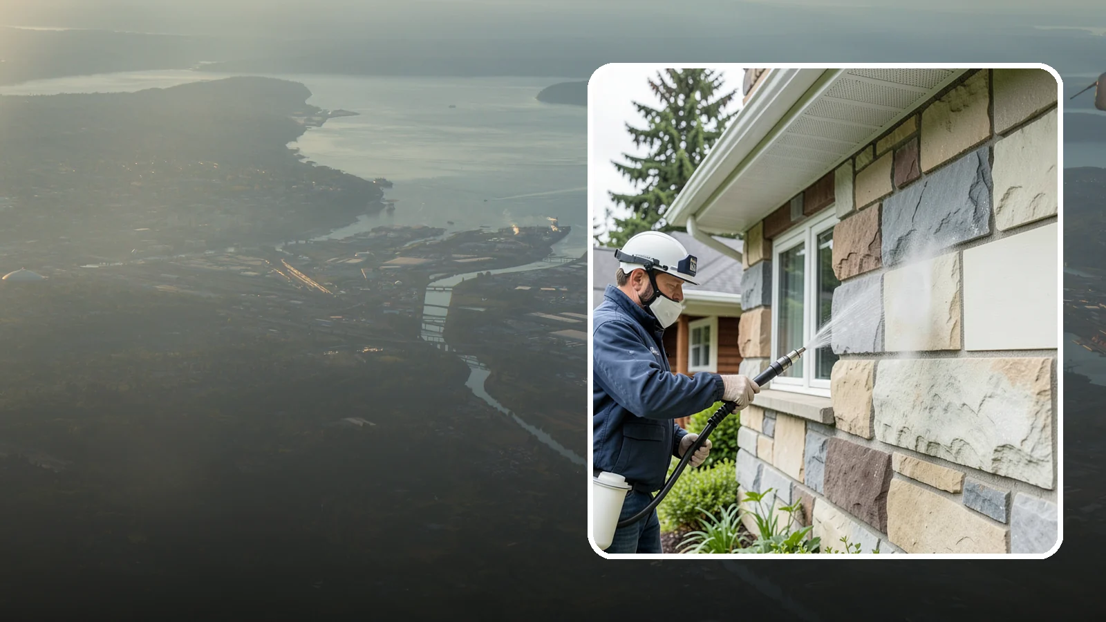 Sandstone Cleaning in Fife, Pierce County, WA - Clean porous, friable sandstone with low-impact methods that keep the grainy surface from crumbling.