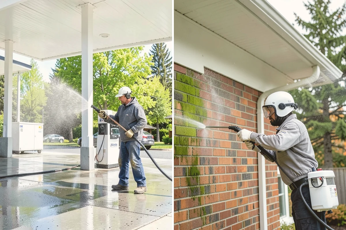 Sandstone Cleaning in Fife, Pierce County, WA - Test a discreet area for surface stability