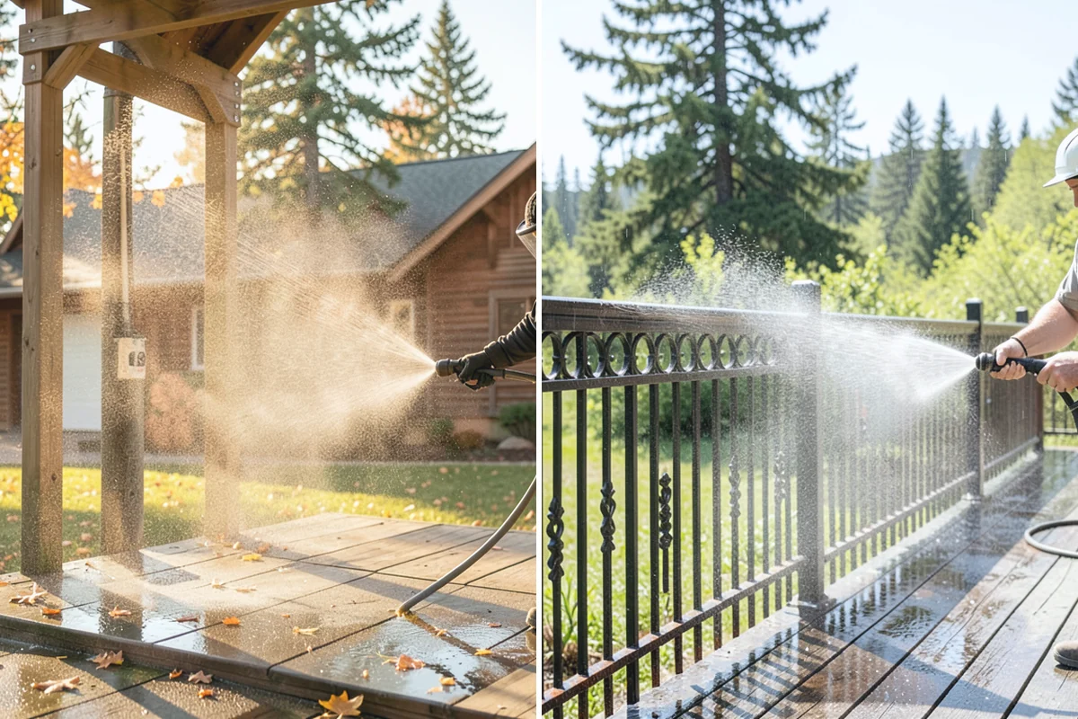 Sandstone Cleaning in Gold Bar, Snohomish County, WA - Test a discreet area for surface stability