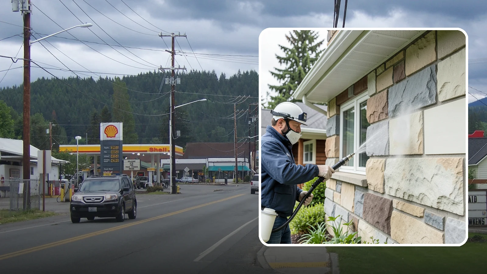 Sandstone Cleaning in Granite Falls, Snohomish County, WA - Clean porous, friable sandstone with low-impact methods that keep the grainy surface from crumbling.