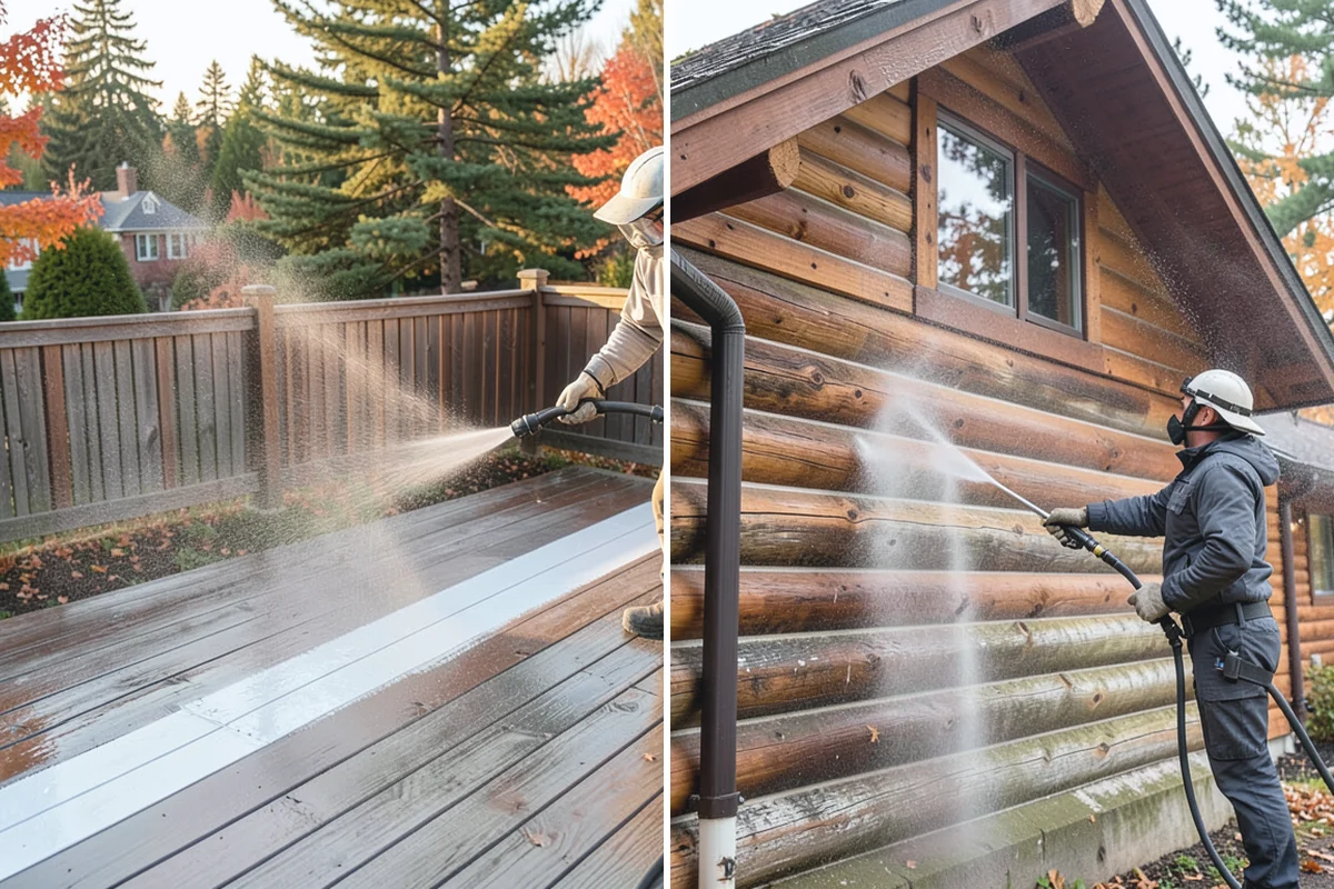 Sandstone Cleaning in Granite Falls, Snohomish County, WA - Test a discreet area for surface stability