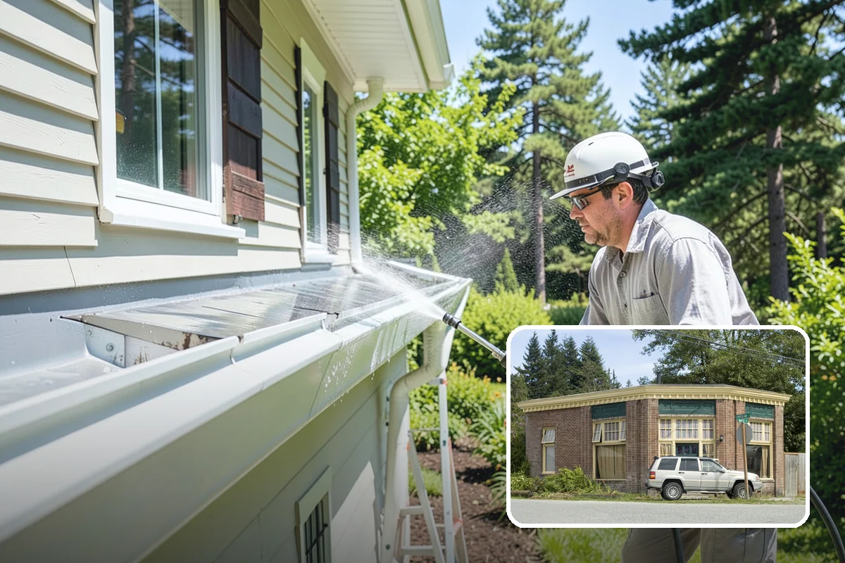 Sandstone Cleaning in Hamilton, Skagit County, WA - Prevents surface grain loss on soft sandstone