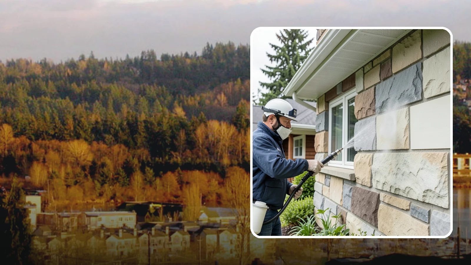 Sandstone Cleaning in Kenmore, King County, WA - Clean porous, friable sandstone with low-impact methods that keep the grainy surface from crumbling.