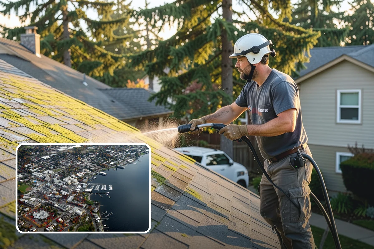 Sandstone Cleaning in Kirkland, King County, WA - Prevents surface grain loss on soft sandstone