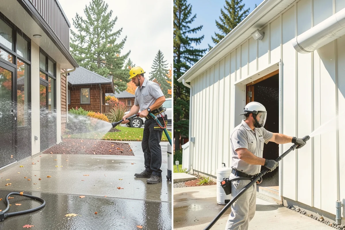 Sandstone Cleaning in Kirkland, King County, WA - Test a discreet area for surface stability