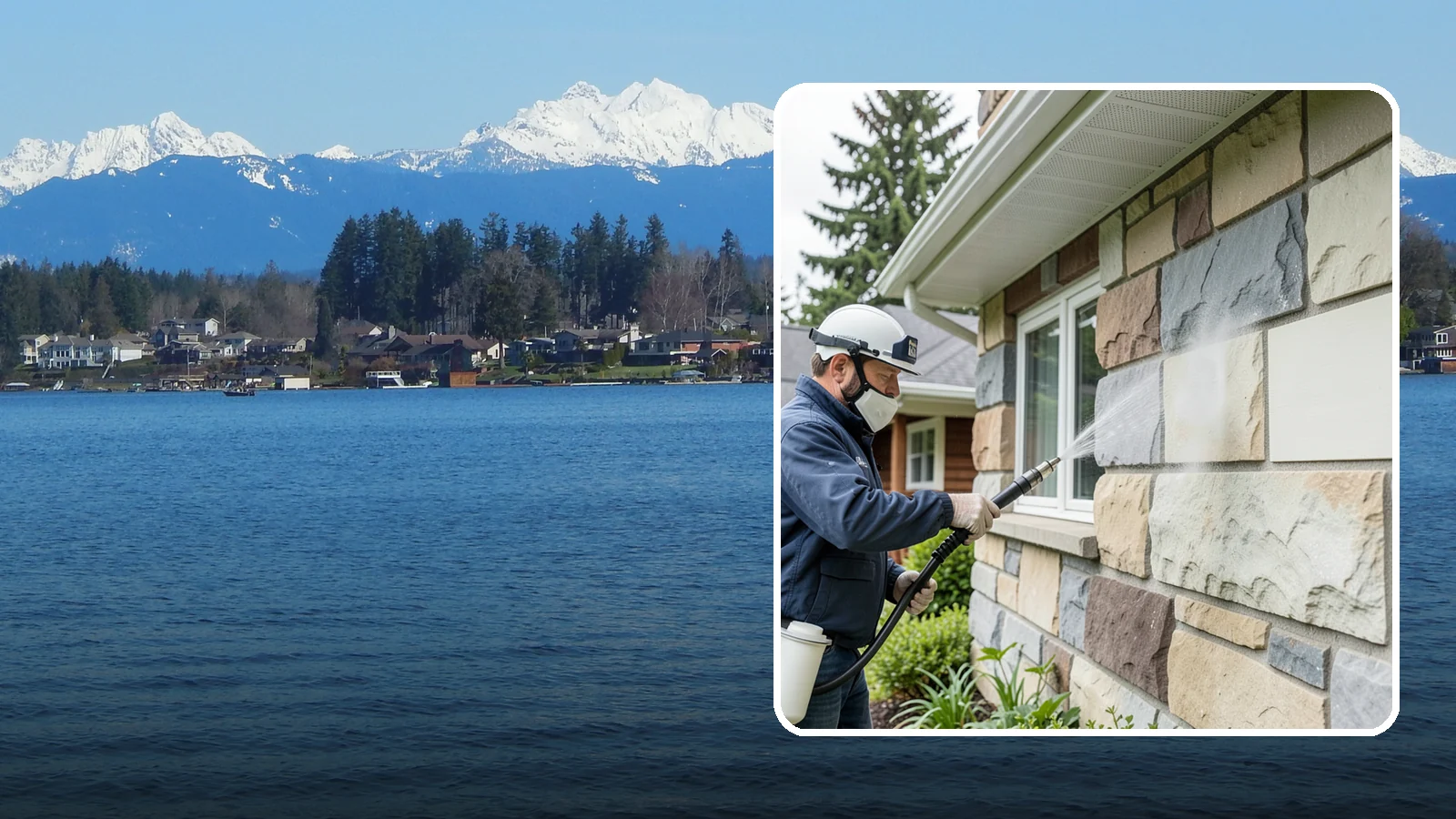 Sandstone Cleaning in Lake Stevens, Snohomish County, WA - Clean porous, friable sandstone with low-impact methods that keep the grainy surface from crumbling.