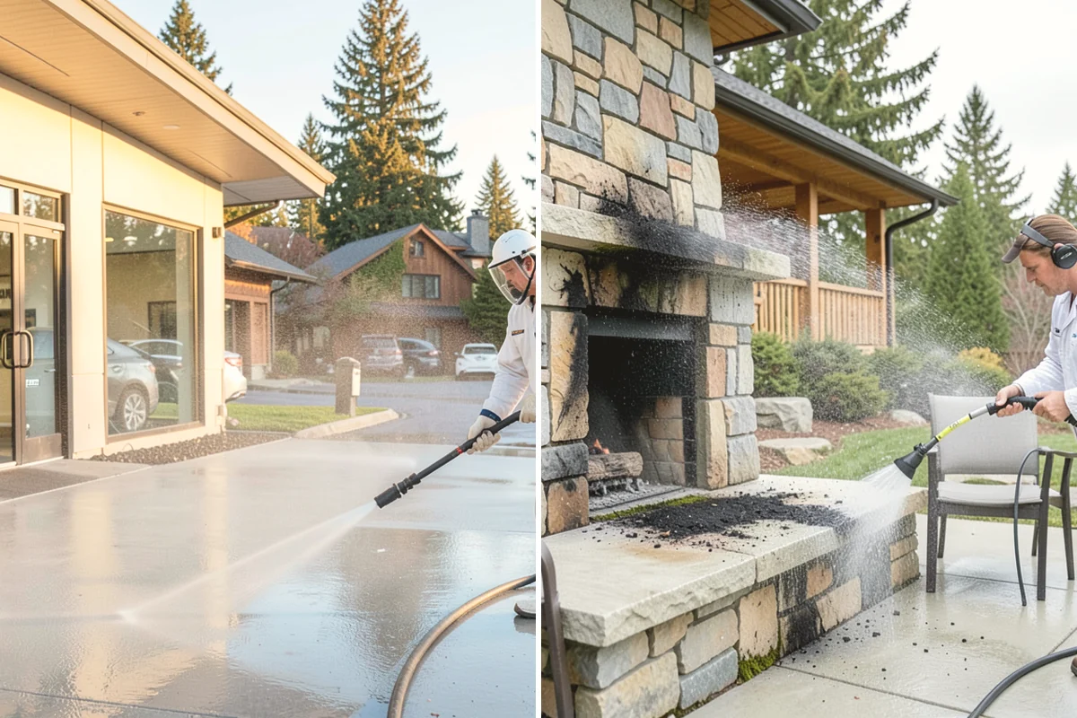 Sandstone Cleaning in Lake Stevens, Snohomish County, WA - Test a discreet area for surface stability