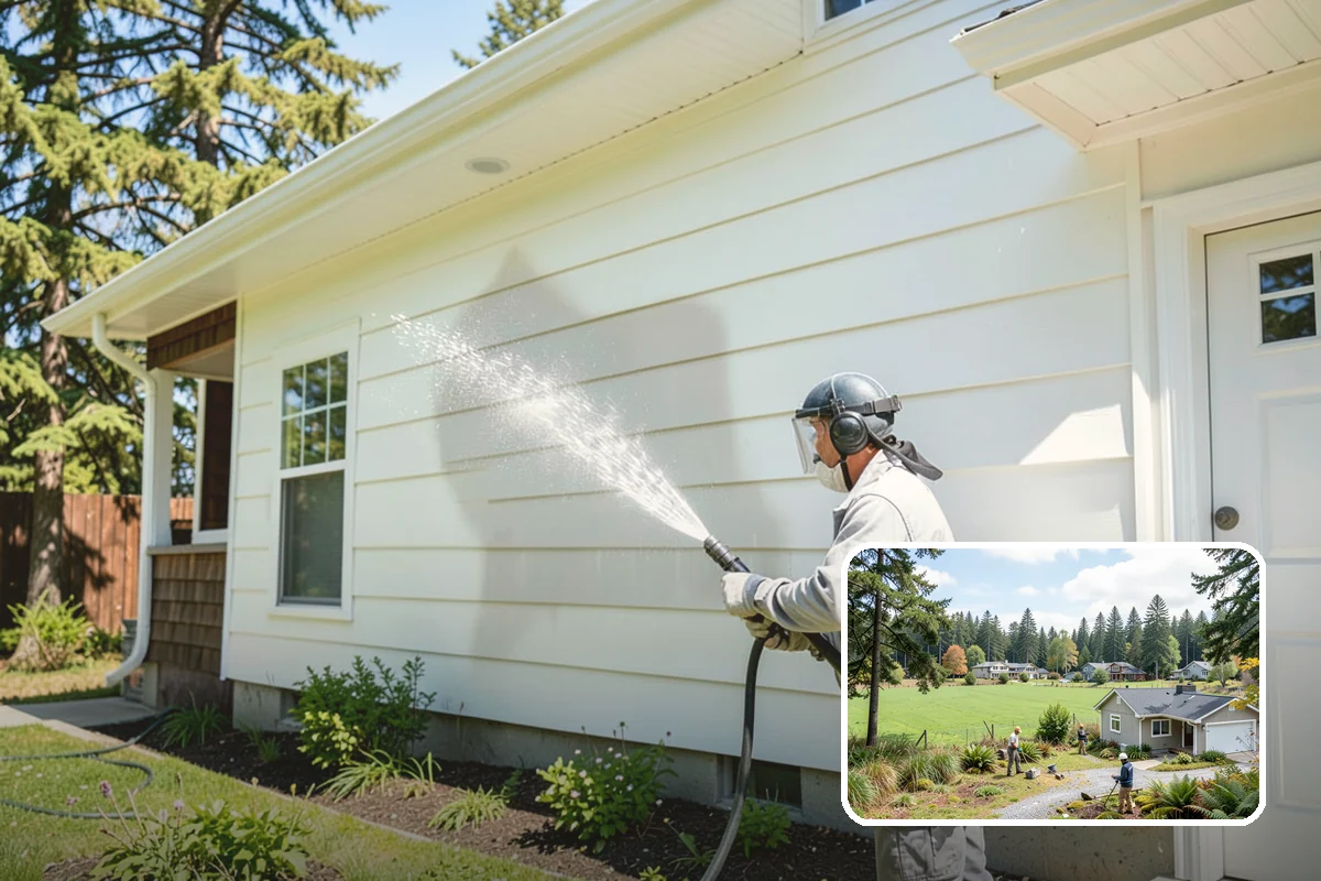 Sandstone Cleaning in Lyman, Skagit County, WA - Prevents surface grain loss on soft sandstone