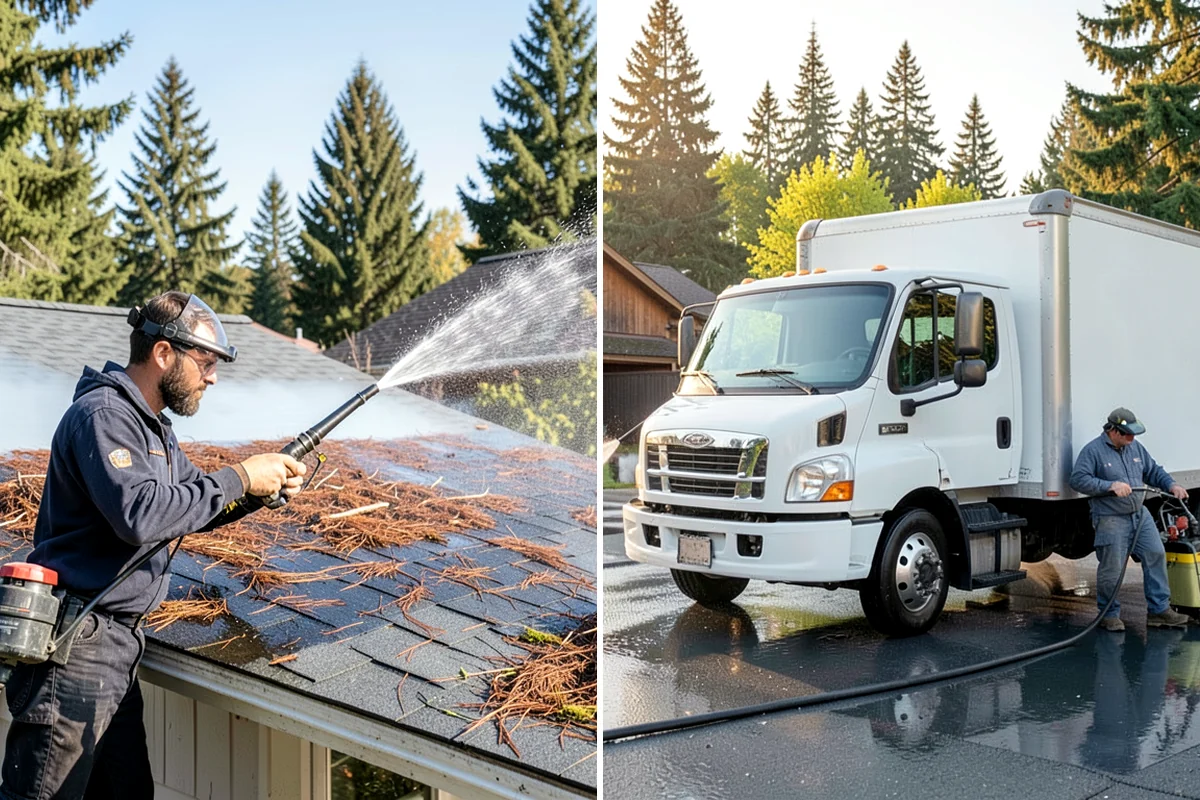 Sandstone Cleaning in Lyman, Skagit County, WA - Test a discreet area for surface stability