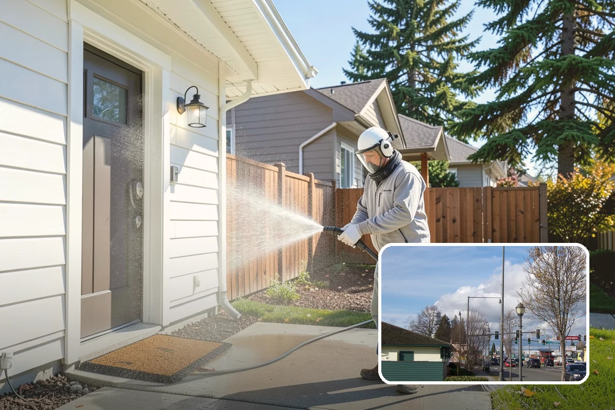 Sandstone Cleaning in Marysville, Snohomish County, WA - Prevents surface grain loss on soft sandstone