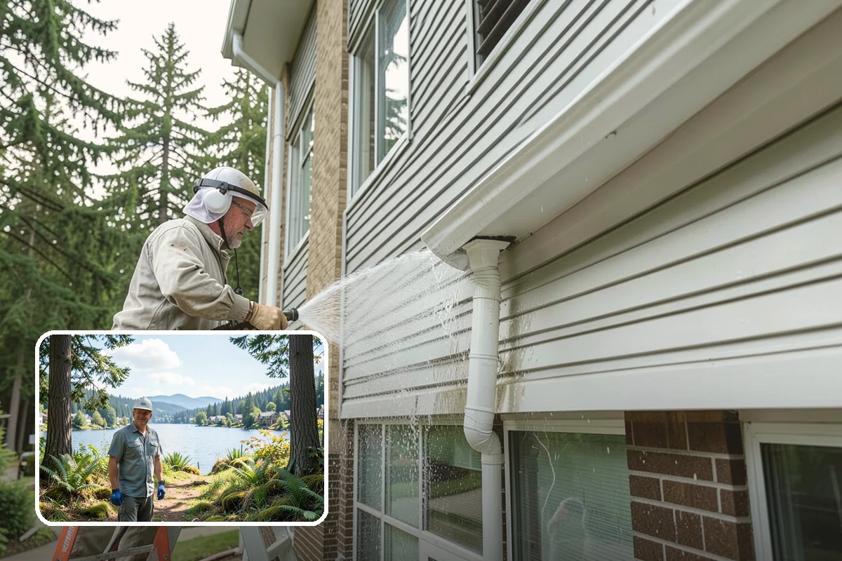 Sandstone Cleaning in Milton, King County, WA - Prevents surface grain loss on soft sandstone