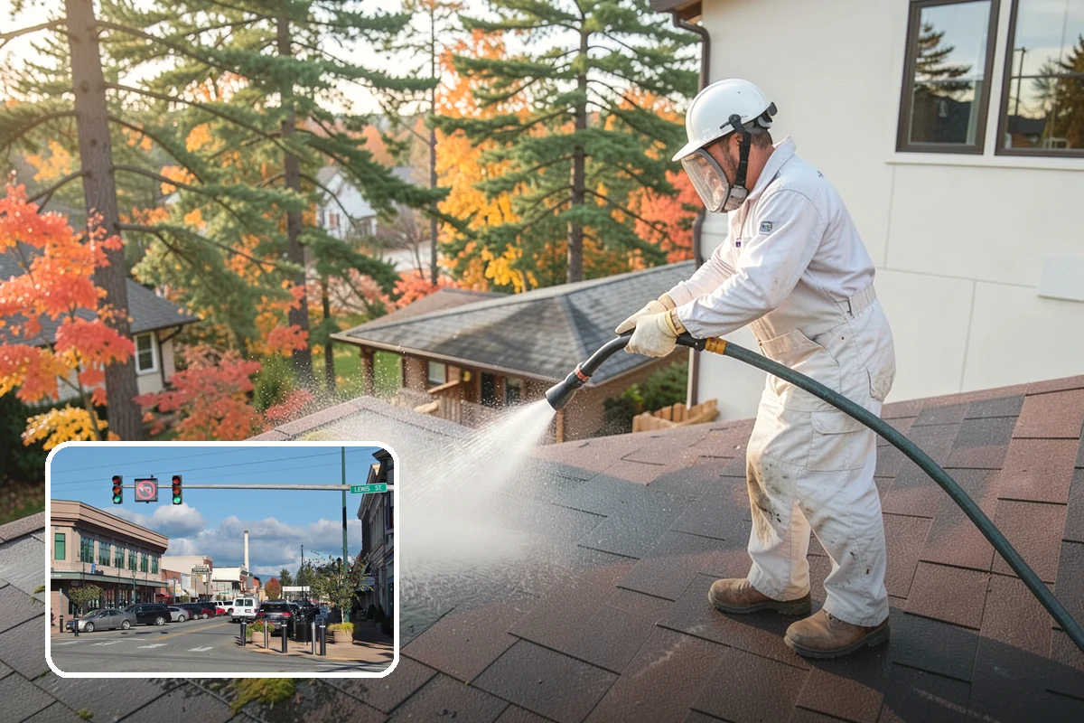 Sandstone Cleaning in Monroe, Snohomish County, WA - Prevents surface grain loss on soft sandstone
