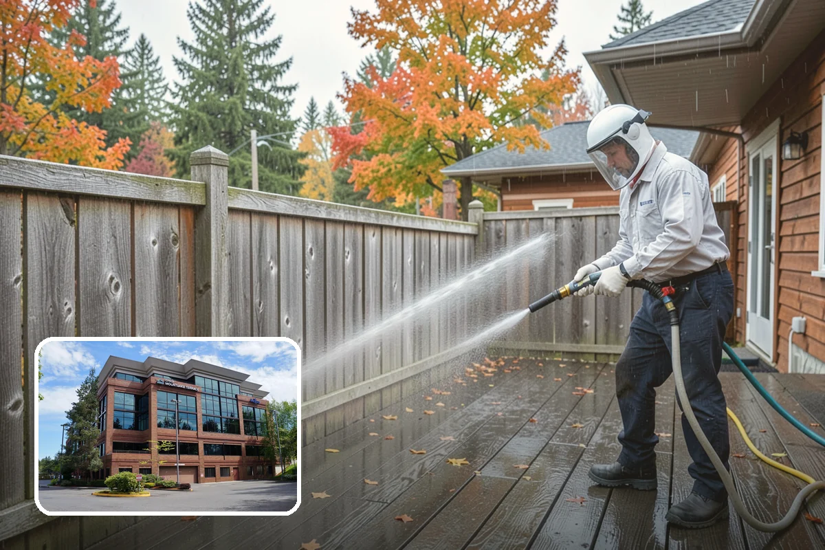 Sandstone Cleaning in Mountlake Terrace, Snohomish County, WA - Prevents surface grain loss on soft sandstone