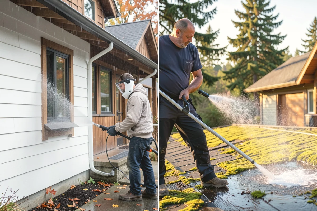 Sandstone Cleaning in Mountlake Terrace, Snohomish County, WA - Test a discreet area for surface stability