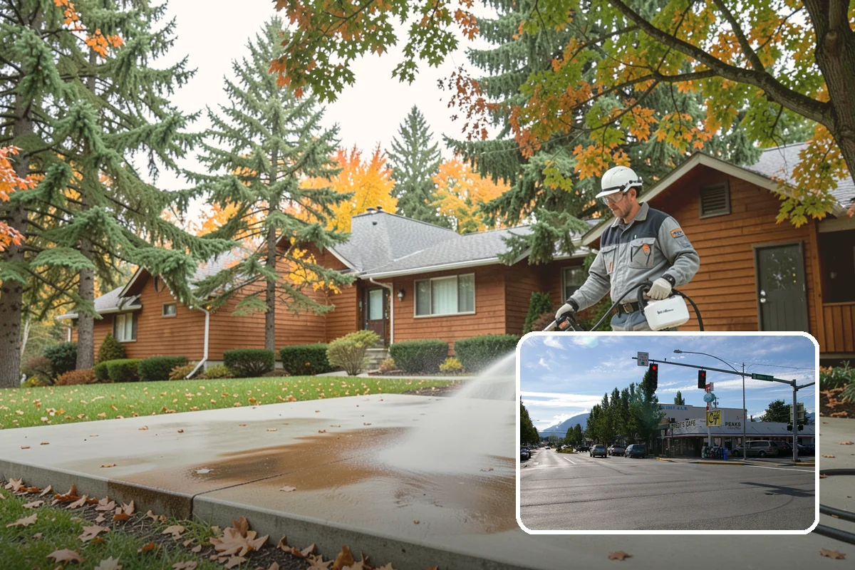 Sandstone Cleaning in North Bend, King County, WA - Prevents surface grain loss on soft sandstone