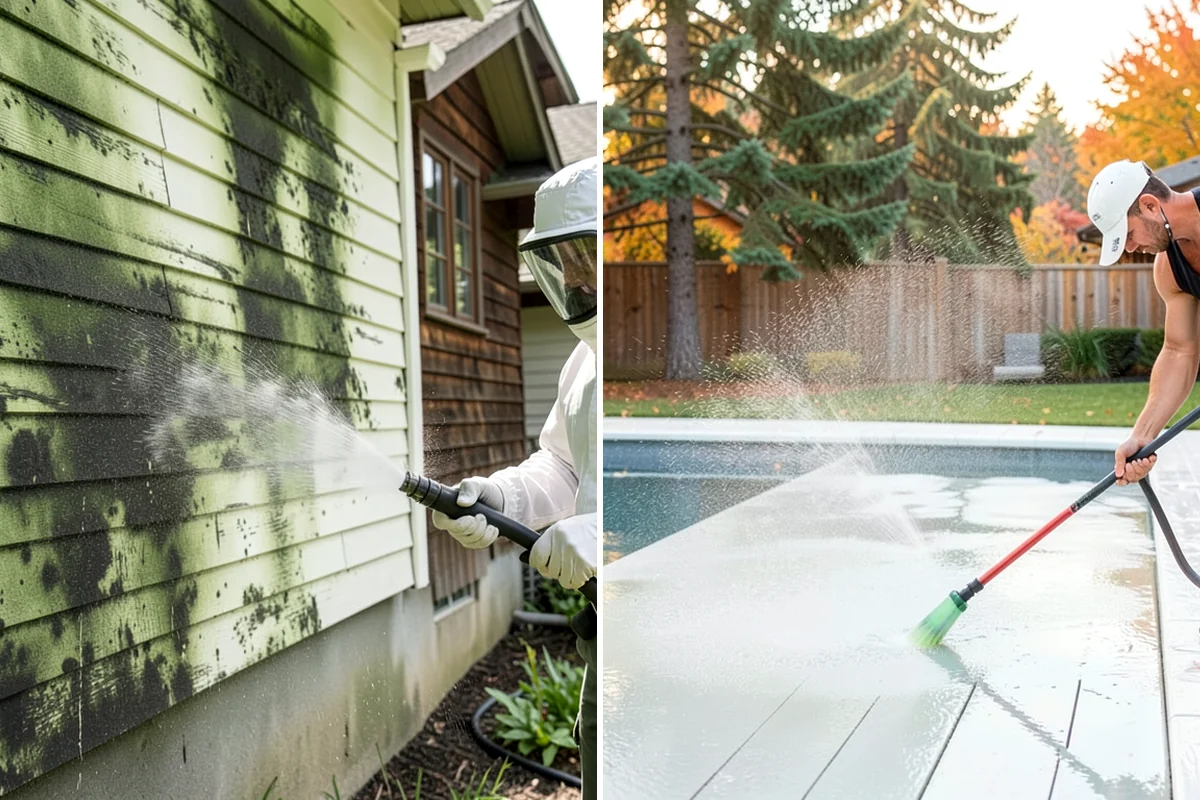 Sandstone Cleaning in Pacific, King County, WA - Test a discreet area for surface stability
