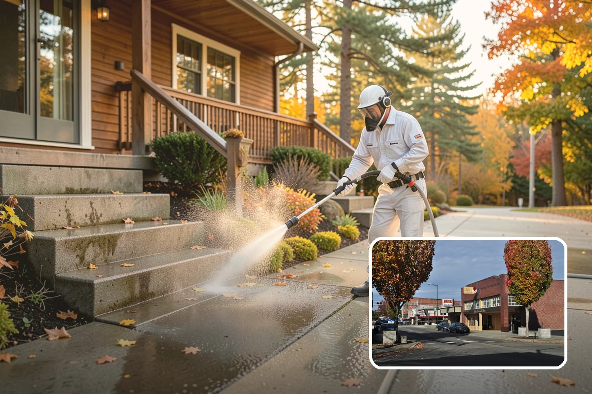 Sandstone Cleaning in Puyallup, Pierce County, WA - Prevents surface grain loss on soft sandstone
