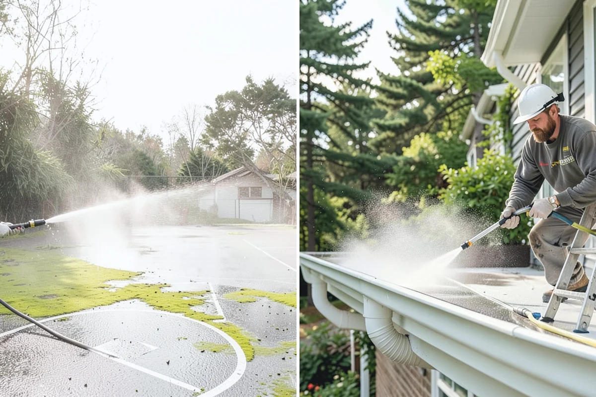 Sandstone Cleaning in Redmond, King County, WA - Test a discreet area for surface stability