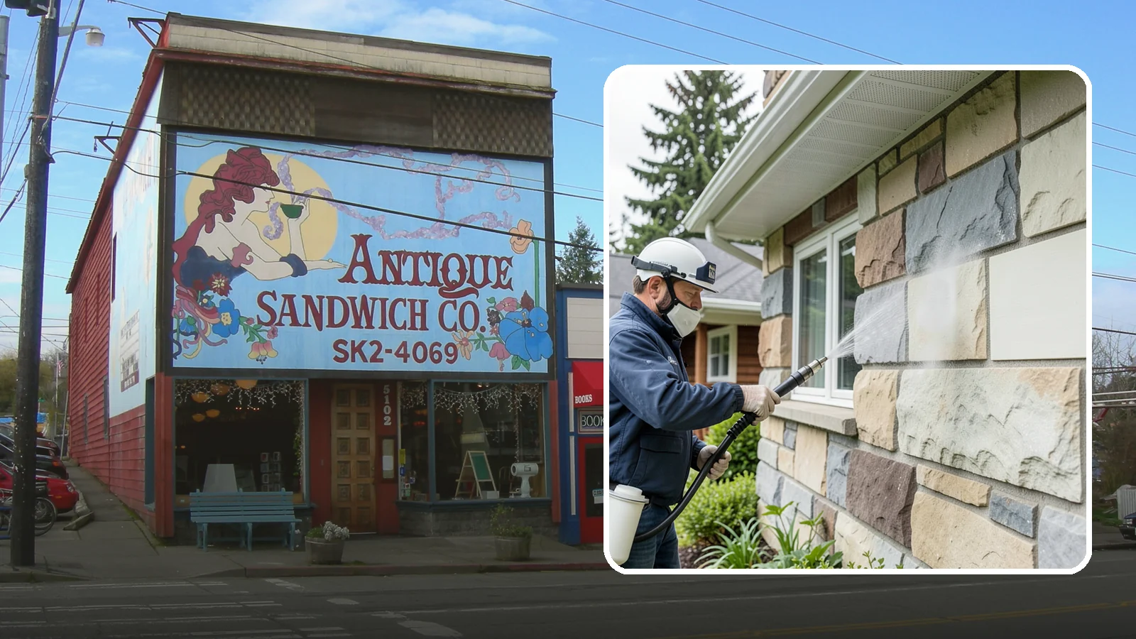 Sandstone Cleaning in Ruston, Pierce County, WA - Clean porous, friable sandstone with low-impact methods that keep the grainy surface from crumbling.
