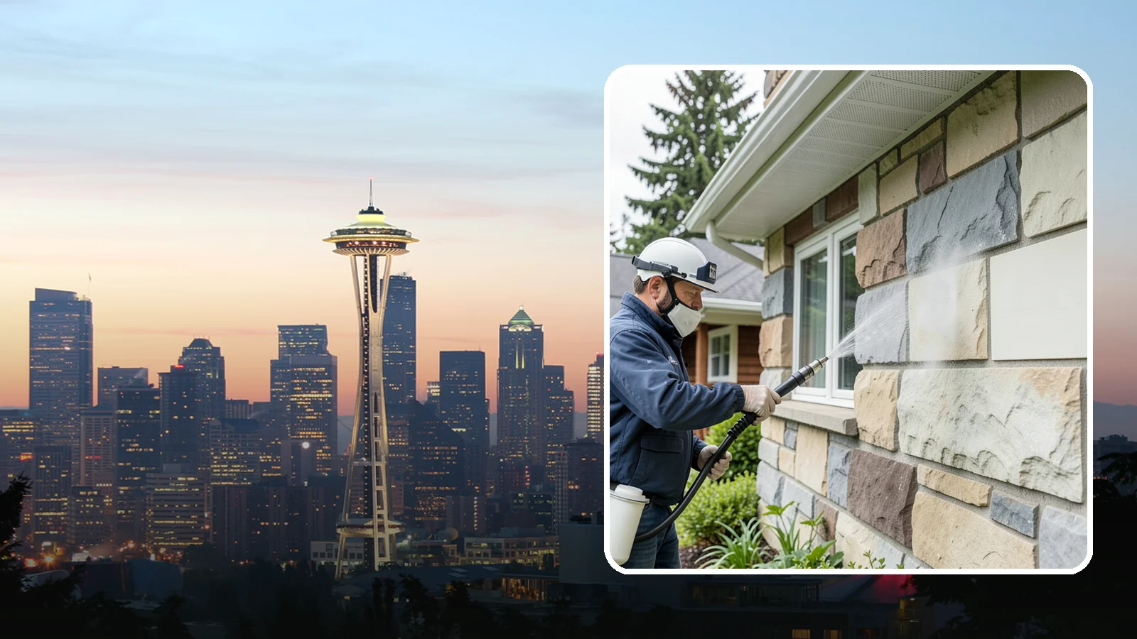 Sandstone Cleaning in Seattle, King County, WA - Clean porous, friable sandstone with low-impact methods that keep the grainy surface from crumbling.