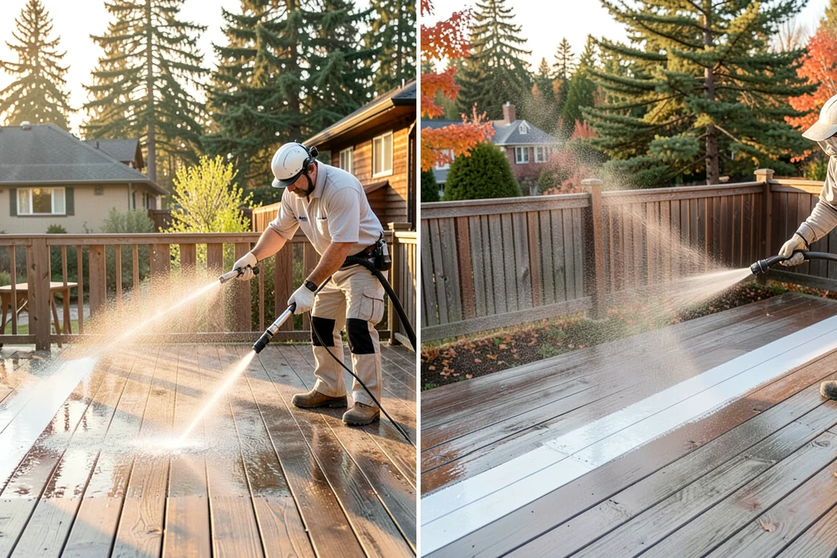 Sandstone Cleaning in Shoreline, King County, WA - Test a discreet area for surface stability