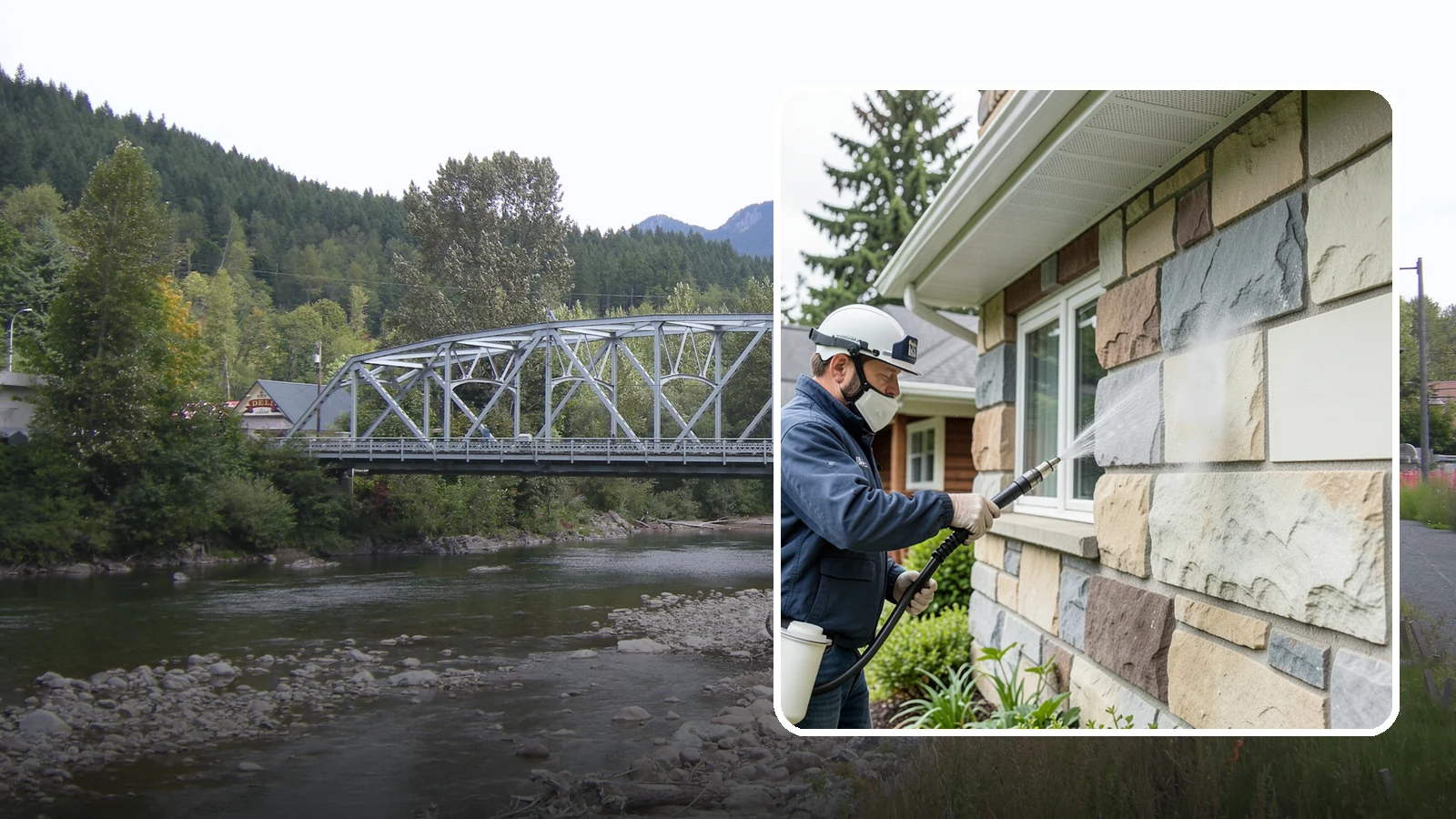 Sandstone Cleaning in Skykomish, King County, WA - Clean porous, friable sandstone with low-impact methods that keep the grainy surface from crumbling.