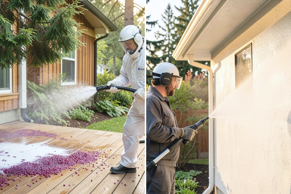 Sandstone Cleaning in Skykomish, King County, WA - Test a discreet area for surface stability