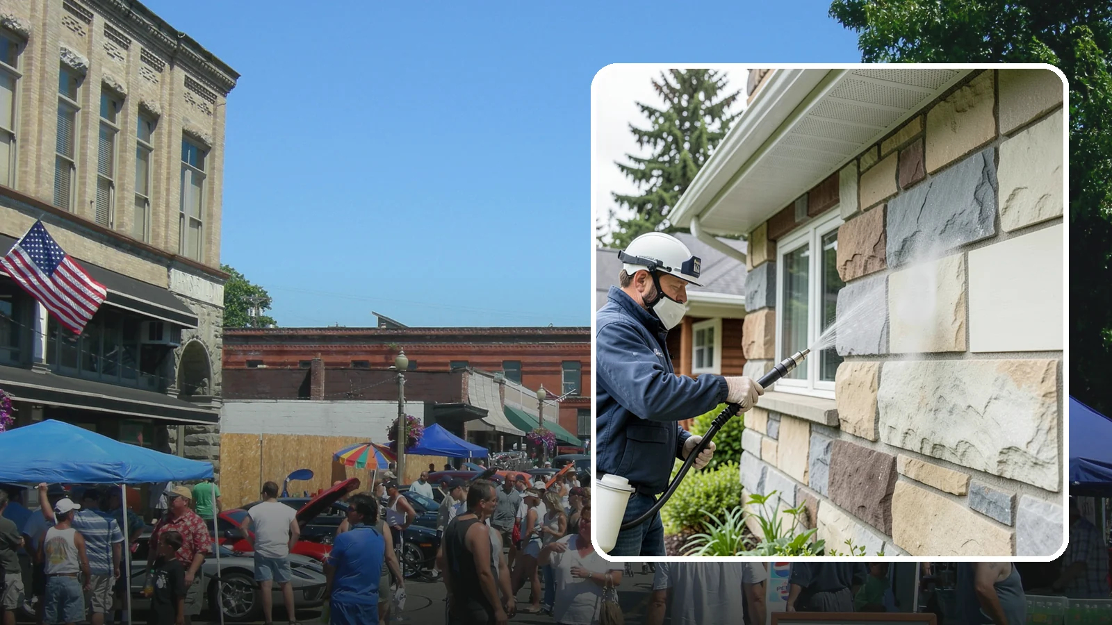 Sandstone Cleaning in Snohomish, Snohomish County, WA - Clean porous, friable sandstone with low-impact methods that keep the grainy surface from crumbling.