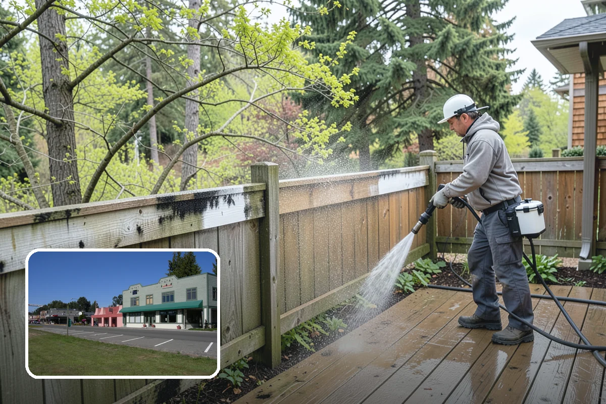 Sandstone Cleaning in Snoqualmie, King County, WA - Prevents surface grain loss on soft sandstone