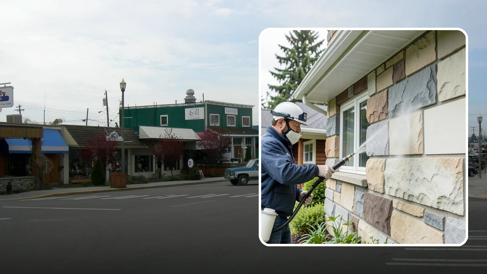 Sandstone Cleaning in Stanwood, Snohomish County, WA - Clean porous, friable sandstone with low-impact methods that keep the grainy surface from crumbling.