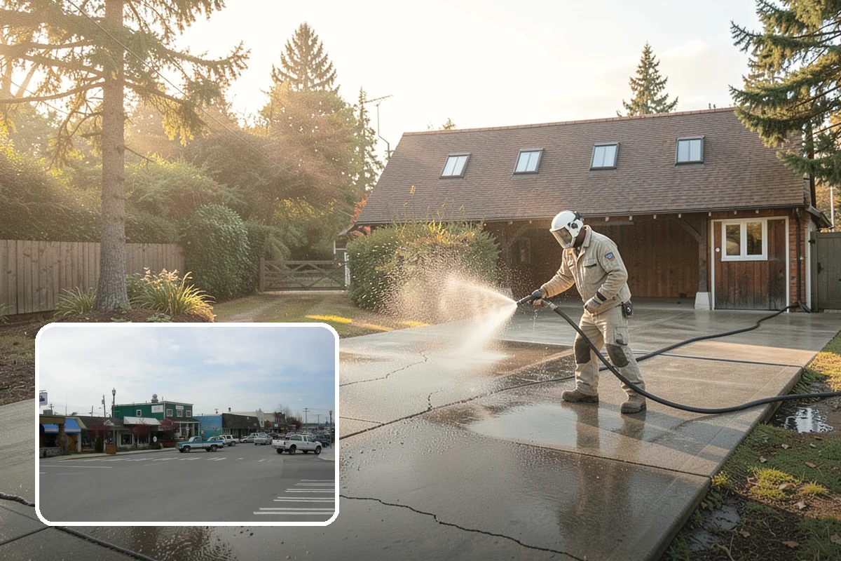 Sandstone Cleaning in Stanwood, Snohomish County, WA - Prevents surface grain loss on soft sandstone