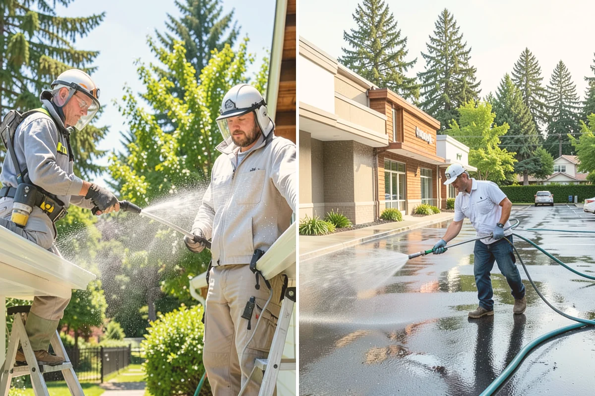 Sandstone Cleaning in Stanwood, Snohomish County, WA - Test a discreet area for surface stability