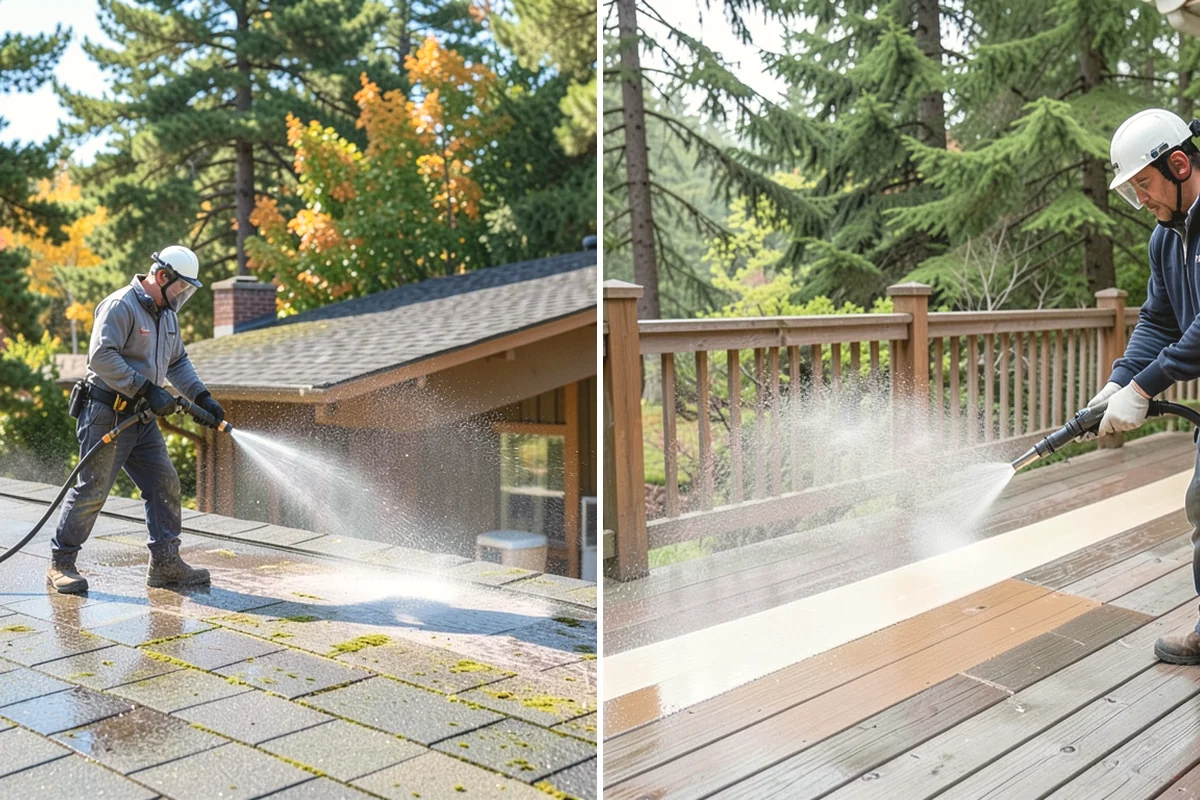 Sandstone Cleaning in Tacoma, Pierce County, WA - Test a discreet area for surface stability