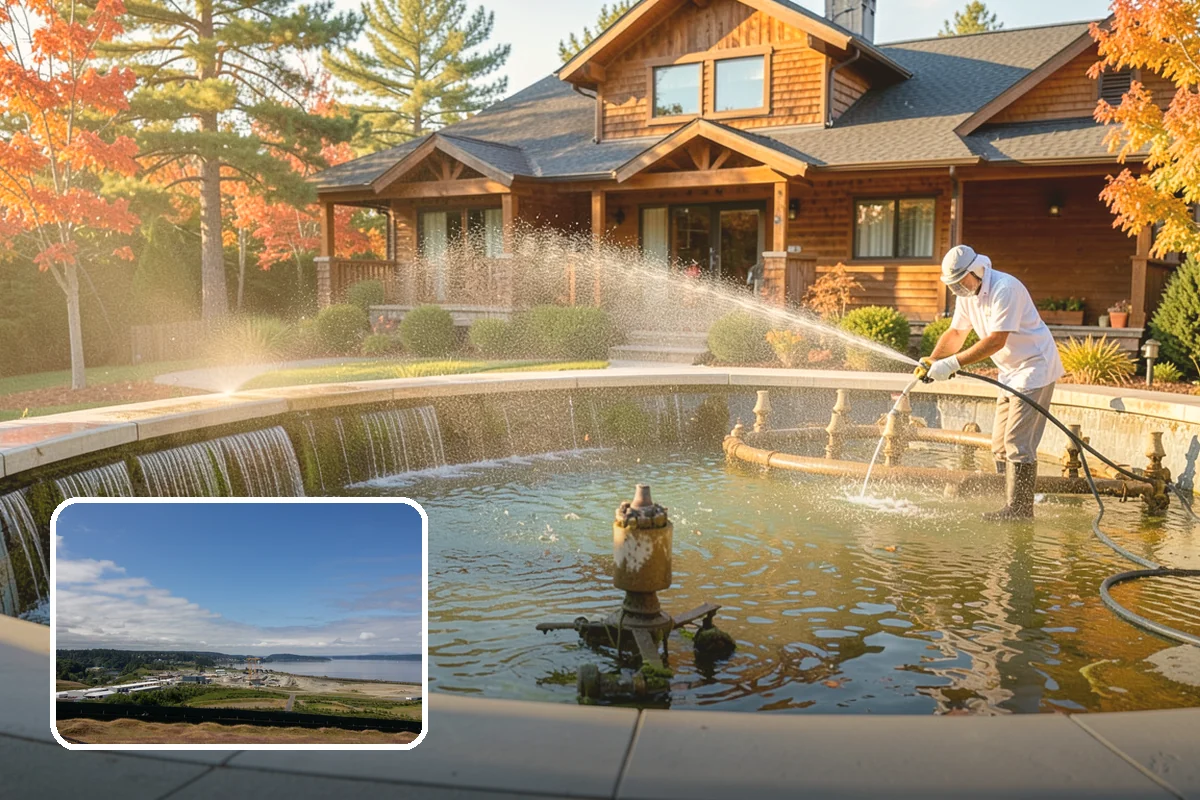 Sandstone Cleaning in University Place, Pierce County, WA - Prevents surface grain loss on soft sandstone