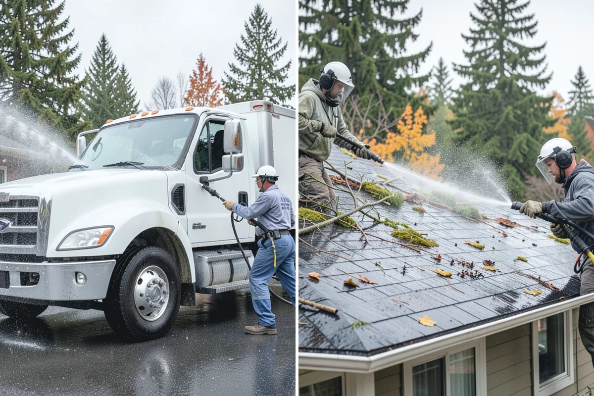 Sandstone Cleaning in Woodinville, King County, WA - Test a discreet area for surface stability
