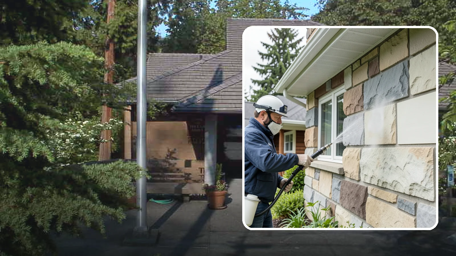 Sandstone Cleaning in Yarrow Point, King County, WA - Clean porous, friable sandstone with low-impact methods that keep the grainy surface from crumbling.